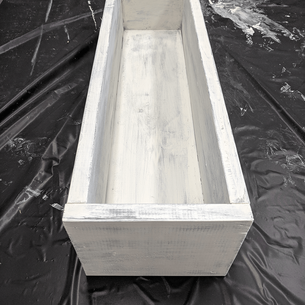 Antique Wooden Planter Box