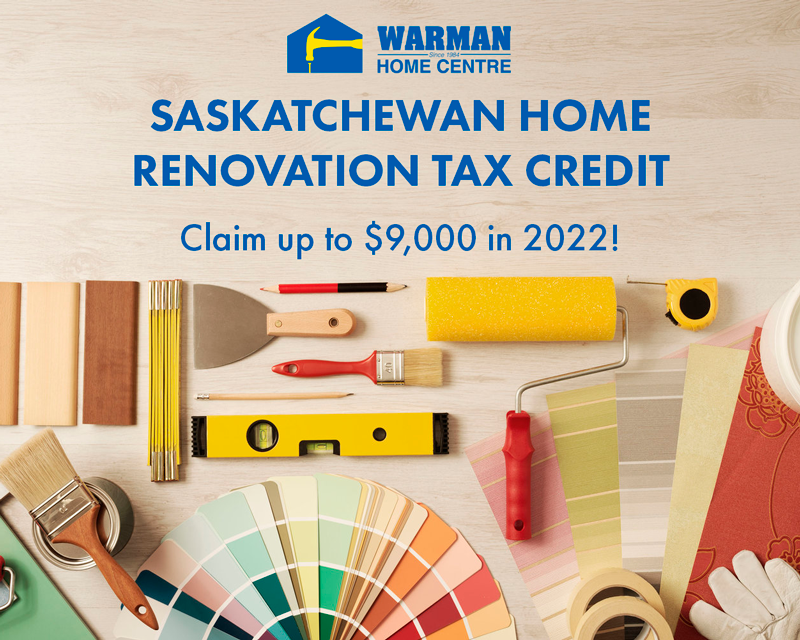 Saskatchewan Home Renovation Tax Credit